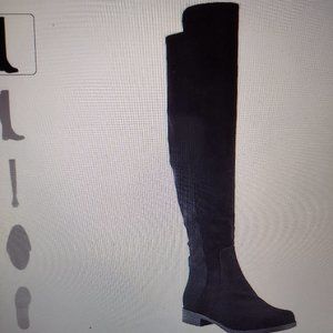 Unisa NWT sizes 10 Gillean over knee block heel boots in black